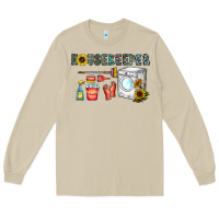 Mushroom housekeeper Long Sleeve Tee - CowhideDigitalArt