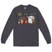 Smoke housekeeper Long Sleeve Tee - CowhideDigitalArt