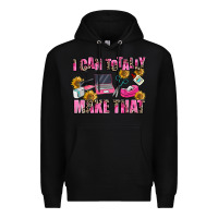 Black i can totally make that Premium Hoodie - MaliasSmallBusiness