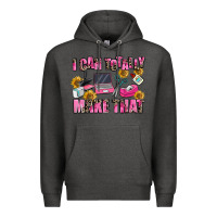Charcoal Heather i can totally make that Premium Hoodie - MaliasSmallBusiness
