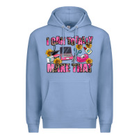 Colony Blue i can totally make that Premium Hoodie - MaliasSmallBusiness