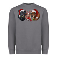 Storm Christmas Cows Heavyweight Sweatshirt - RanaPortraitStore