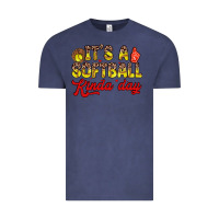 Vintage Denim it s a softball kinda day Vintage Tee - Zillion Design Studio