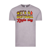 Vintage Zinc it s a softball kinda day Vintage Tee - Zillion Design Studio