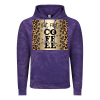 Cloud Purple but first coffee Vintage Hoodie - JahusDesignShop