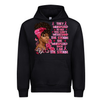 Black They whispered to her you can't withstand the Urban Hoodie - Artiststas