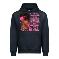 Navy They whispered to her you can't withstand the Urban Hoodie - Artiststas