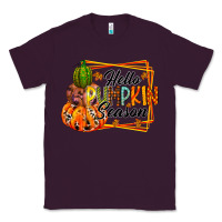 Plum hello pumpkin season Classic Tee - RacoonDesign