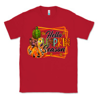 Red hello pumpkin season Classic Tee - RacoonDesign