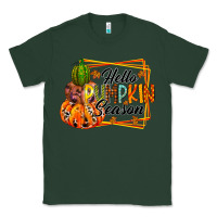 Sports Green hello pumpkin season Classic Tee - RacoonDesign
