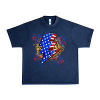 American Lightning Bolt Urban Heavy Tee | Teevron