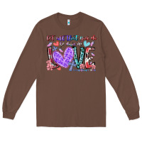 Chestnut let all that you do be done in love Long Sleeve Tee - RacoonDesign
