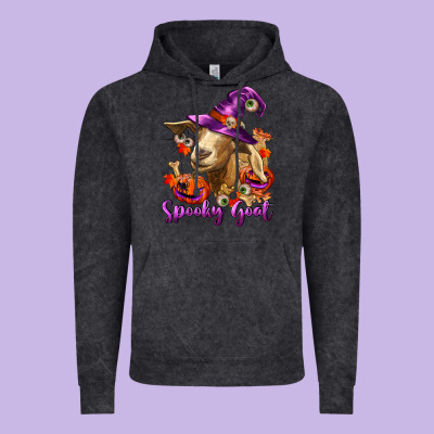 Vintage Hoodie Spooky Goat