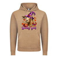 Vintage Coffee Spooky Goat Vintage Hoodie - RanaPortraitStore