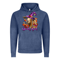 Vintage Denim Spooky Goat Vintage Hoodie - RanaPortraitStore