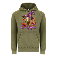 Vintage Olive Spooky Goat Vintage Hoodie - RanaPortraitStore