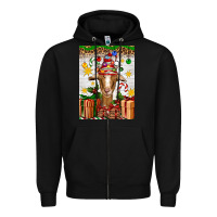 Black christmas goat air freshener Zipper Hoodie - Artiststas