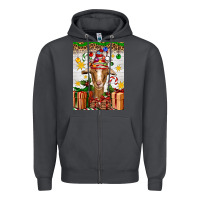 Smoke christmas goat air freshener Zipper Hoodie - Artiststas