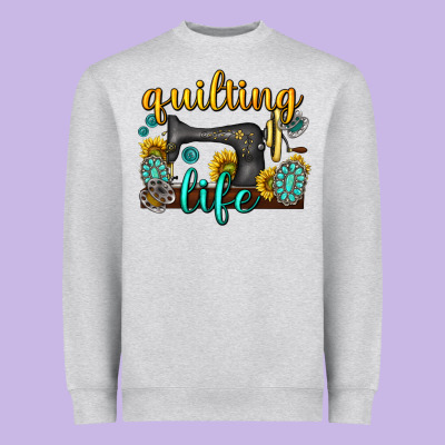 Heavyweight Sweatshirt quilting life western