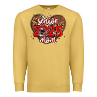 Antique Gold senior 2025 mom football Premium Sweatshirt - MaliasSmallBusiness