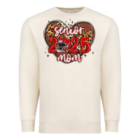 Sandshell senior 2025 mom football Premium Sweatshirt - MaliasSmallBusiness
