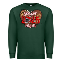 Sports Green senior 2025 mom football Premium Sweatshirt - MaliasSmallBusiness