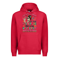Cardinal some days i rock it some days it rocks me Premium Hoodie - MaliasSmallBusiness