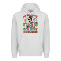 Dove Grey some days i rock it some days it rocks me Premium Hoodie - MaliasSmallBusiness