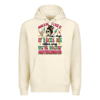 Sandshell some days i rock it some days it rocks me Premium Hoodie - MaliasSmallBusiness