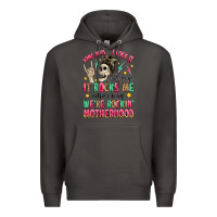Smoke some days i rock it some days it rocks me Premium Hoodie - MaliasSmallBusiness