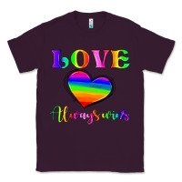 Plum love always wins Classic Tee - HRA Design Shop