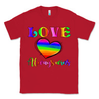Red love always wins Classic Tee - HRA Design Shop