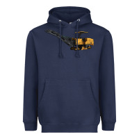 Navy Cold Planer Heavyweight Hoodie - LillyAllenDesigns