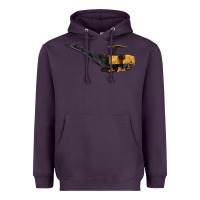 Plum Cold Planer Heavyweight Hoodie - LillyAllenDesigns