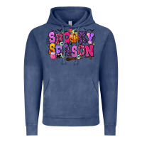 Vintage Denim Spooky season Halloween Vintage Hoodie - RanaPortraitStore