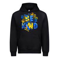 Black down syndrome be kind Urban Hoodie - Artiststas