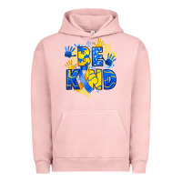 Pigment Salmon down syndrome be kind Urban Hoodie - Artiststas