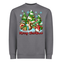 Storm merry christmas rabbits Heavyweight Sweatshirt - Zillion Design Studio