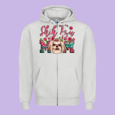 Love Shih Tzus Zipper Hoodie Designed By Jahusdesignshop