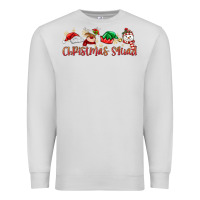 Dove Grey christmas squad Premium Sweatshirt - MaliasSmallBusiness