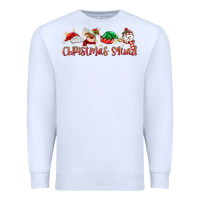 White christmas squad Premium Sweatshirt - MaliasSmallBusiness