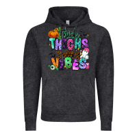 Vintage Black Thick thighs spooky vibes Vintage Hoodie - RanaPortraitStore