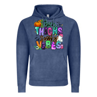 Vintage Denim Thick thighs spooky vibes Vintage Hoodie - RanaPortraitStore