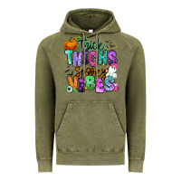 Vintage Olive Thick thighs spooky vibes Vintage Hoodie - RanaPortraitStore