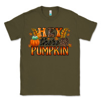 Army Green hey there pumpkin Classic Tee - RacoonDesign