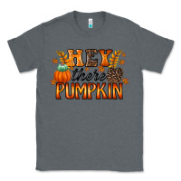 Charcoal Heather hey there pumpkin Classic Tee - RacoonDesign