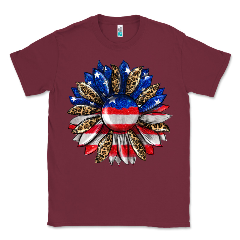 American Flag Leopard Classic Tee by RanaPortraitStore | Teevron
