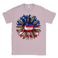 Lilac american flag leopard Classic Tee - RanaPortraitStore