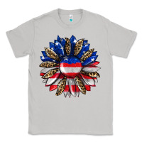 Moon Dust american flag leopard Classic Tee - RanaPortraitStore