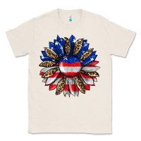 Natural american flag leopard Classic Tee - RanaPortraitStore